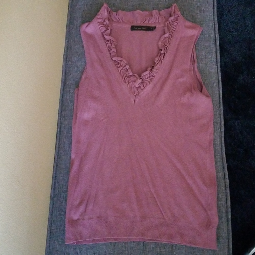 Ruffle shell Tank from the Limited
